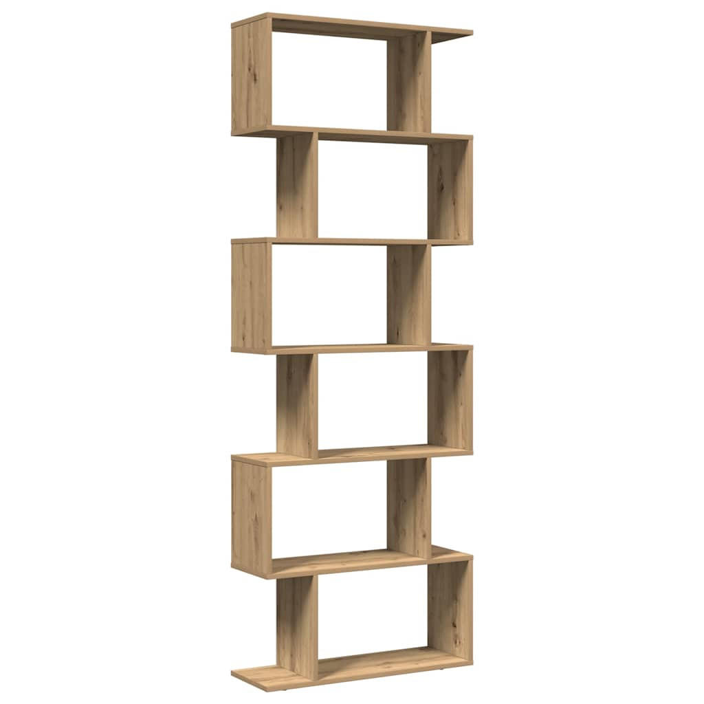 vidaXL Bücherregal Eiche Artisan 70x193x24 cm