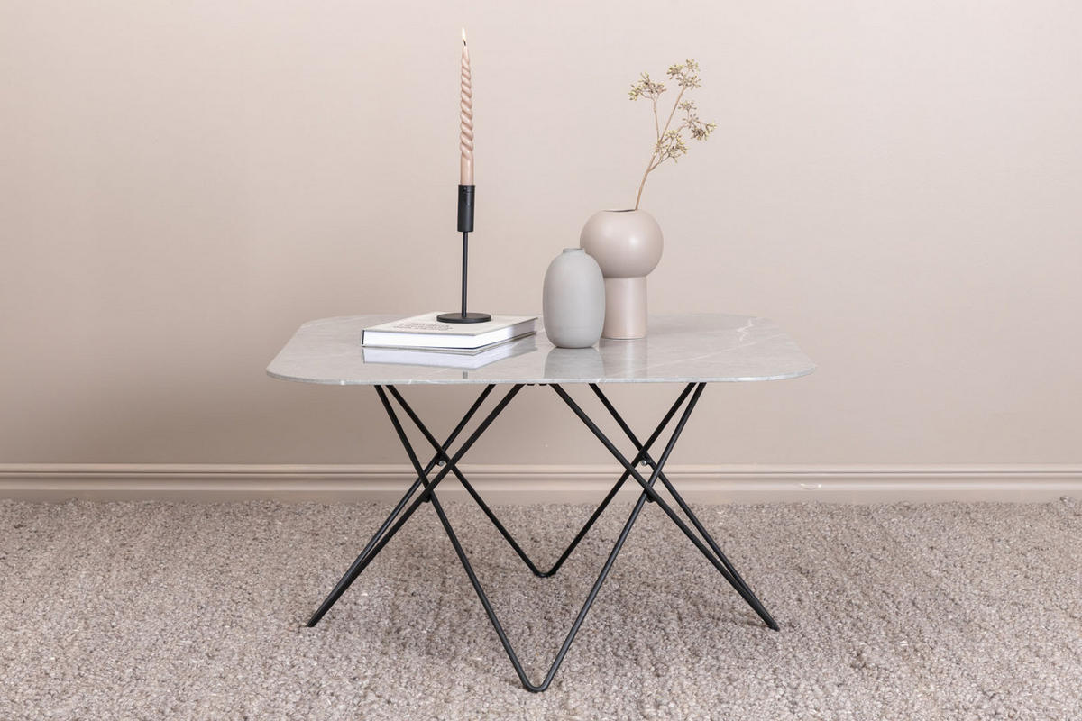 COUCHTISCH 80x80 cm - Grau, Holzwerkstoff (80/80/50cm) - ebuy24