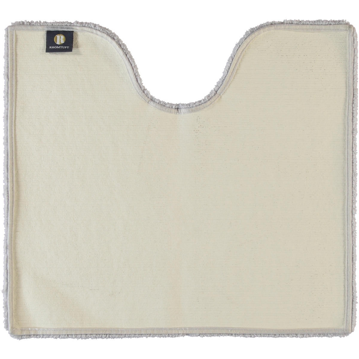 WC-VORLEGER SQUARE PERLGRAU - 11 - Grau, Textil (55/60cm) - Rhomtuft