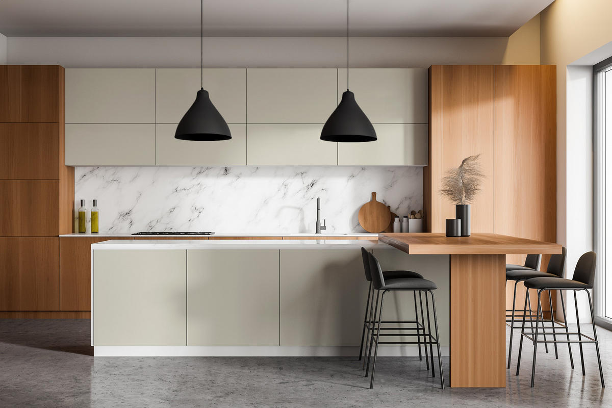 MÖBLAUFKLEBER 100x50 cm hellbeige - Grau, Kunststoff (100/50/0.1cm) - Wallfluent