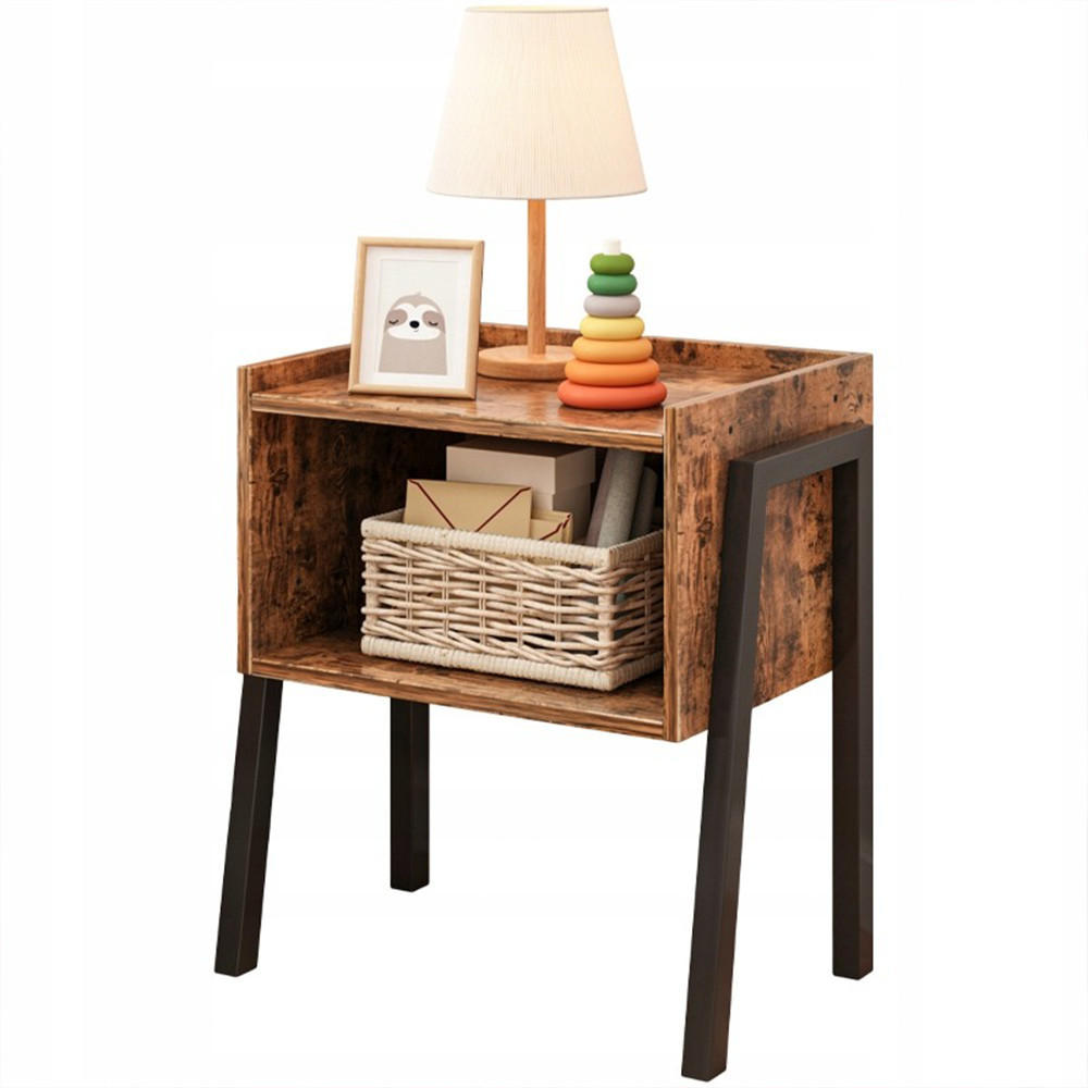 NACHTTISCH, braun 43,5/25/51 cm - Braun, Holzwerkstoff (43.5/51/35cm)