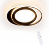 LED-DECKENLEUCHTE Sonnensystem 48.5/47.5/7 cm - Schwarz, Metall (48.5/7/47.5cm) - ZMH