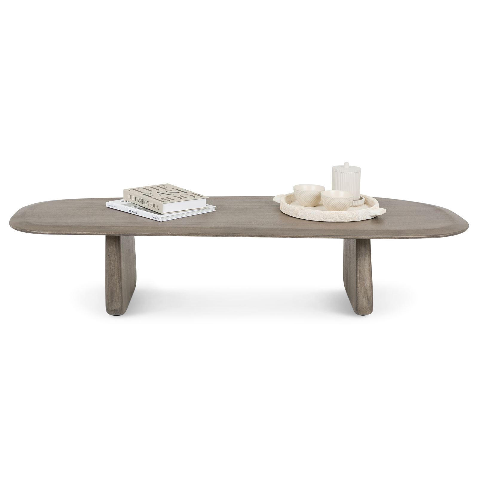 COUCHTISCH HERMO grau - Grau, Holz (53/135/28cm) - IDIMEX