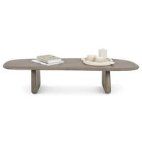 COUCHTISCH HERMO grau - Grau, Holz (53/135/28cm) - IDIMEX