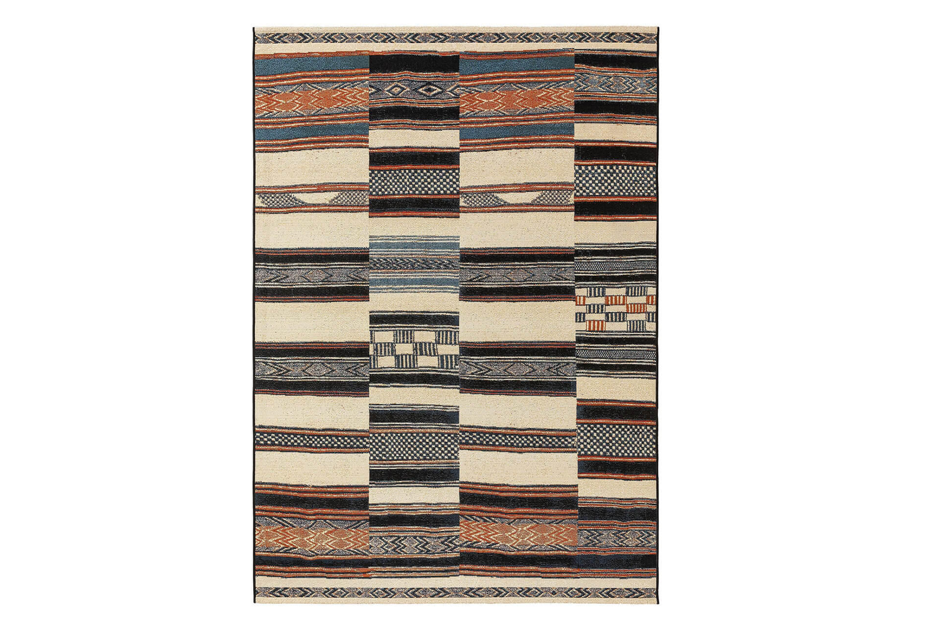 TEPPICH In- & Outdoor-Teppich Artis Bunt - Multicolor, Kunststoff/Textil (200/1cm) - KUNSTLOFT