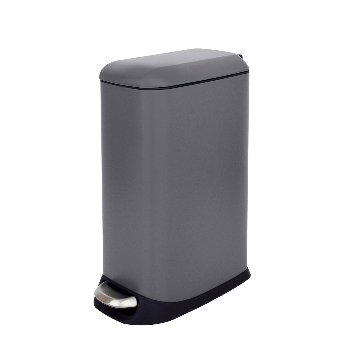 MÜLLEIMER TS20 20l Grau - Grau, Metall (23.5/55.5/42cm) - SVITA