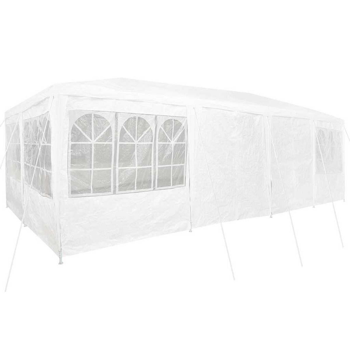 PARTY-ZELT Weiss 800/400/266 Cm Polyethylen - Weiß, Kunststoff (400/266/800cm) - vidaXL