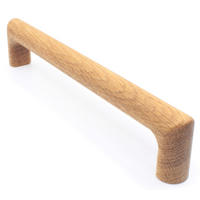 MÖBELGRIFFE BA 450mm, Küchengriffe Eiche massiv, Schrankgriffe Holz - Naturfarben, Holz (1.6/3.2/46.2cm)