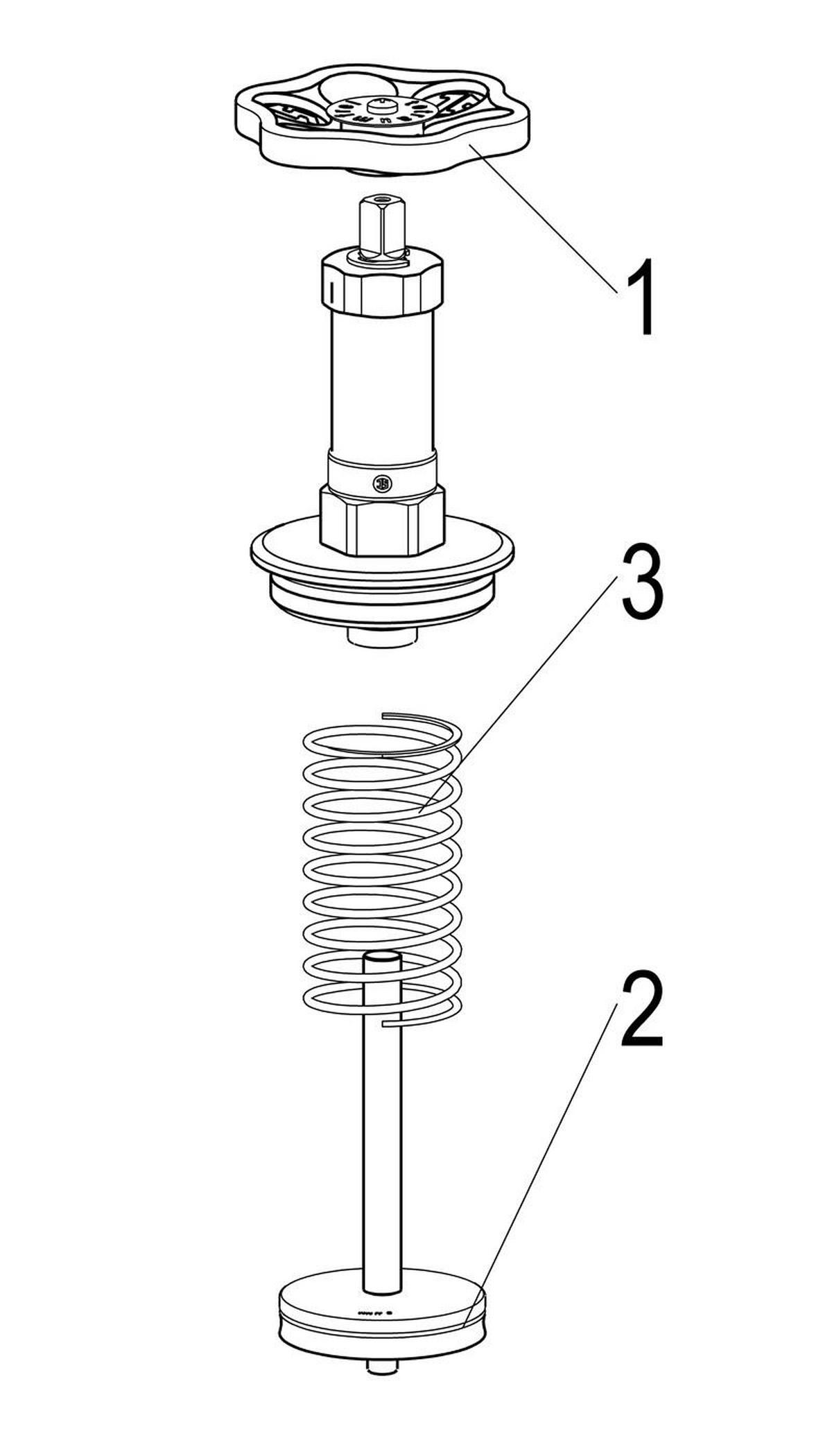 FETTKAMMER-OT FUER KFR-VENTIL DIN3502,N.ST.SP.,DN50,2",EPDM - Schwarz, Metall (10/18/30cm) - Schlösser Armaturen