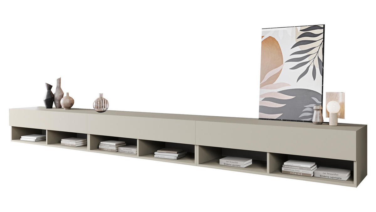 TV-LOWBOARD A300 - Kaschmir, Holzwerkstoff (300/32/33cm) - MIRJAN24