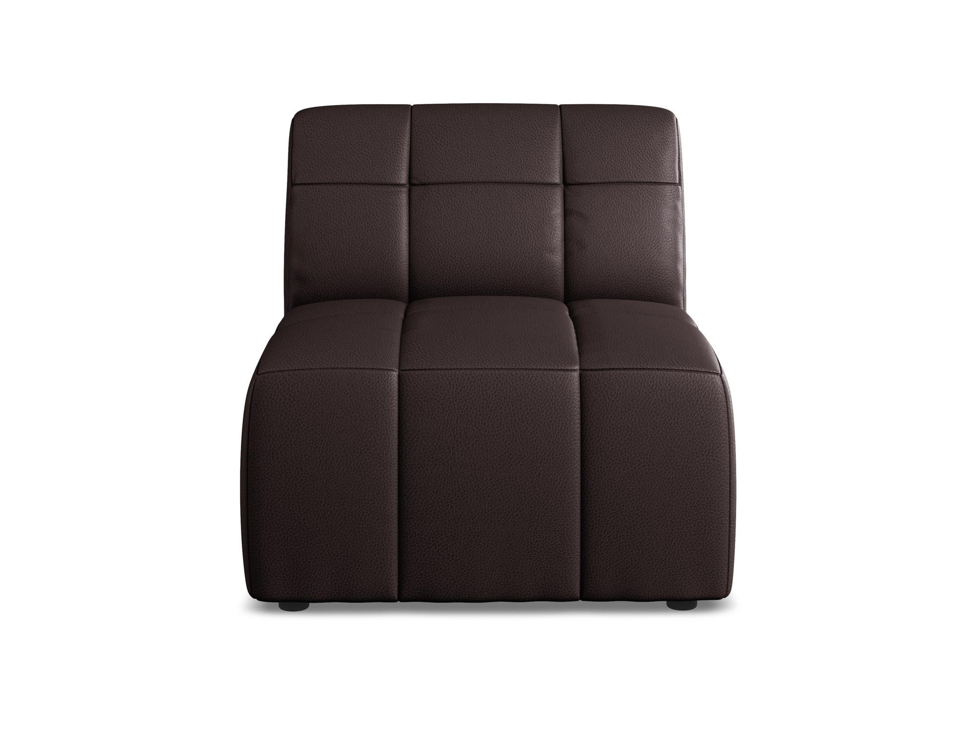 SOFAELEMENT Kunstleder Violett - Pflaume/Schwarz, Holzwerkstoff/Kunststoff (75/77/90cm) - Makamii
