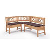 ECKBANK Deborah 177 x 224 x 87 Massivholz Buche lackiert/Dunkelbraun - Buchefarben/Braun, Holz (177/224cm) - 58aufmkessel