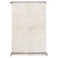 BERBERTEPPICH aus Marokko aus reiner Wolle 140x 200 cm - Beige, Naturmaterialien (140/200cm) - AFK Living