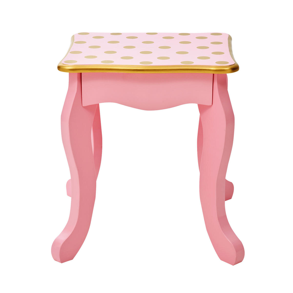 KINDER-SCHMINKTISCH mit Spiegel und Hocker, Rosa, 100cm - Pink, Holzwerkstoff (30/100/60cm) - Teamson Kids