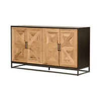 SIDEBOARD INDUS Beige 160x46x87 cm - Beige, Holz (160/87/46cm) - FURNLUX