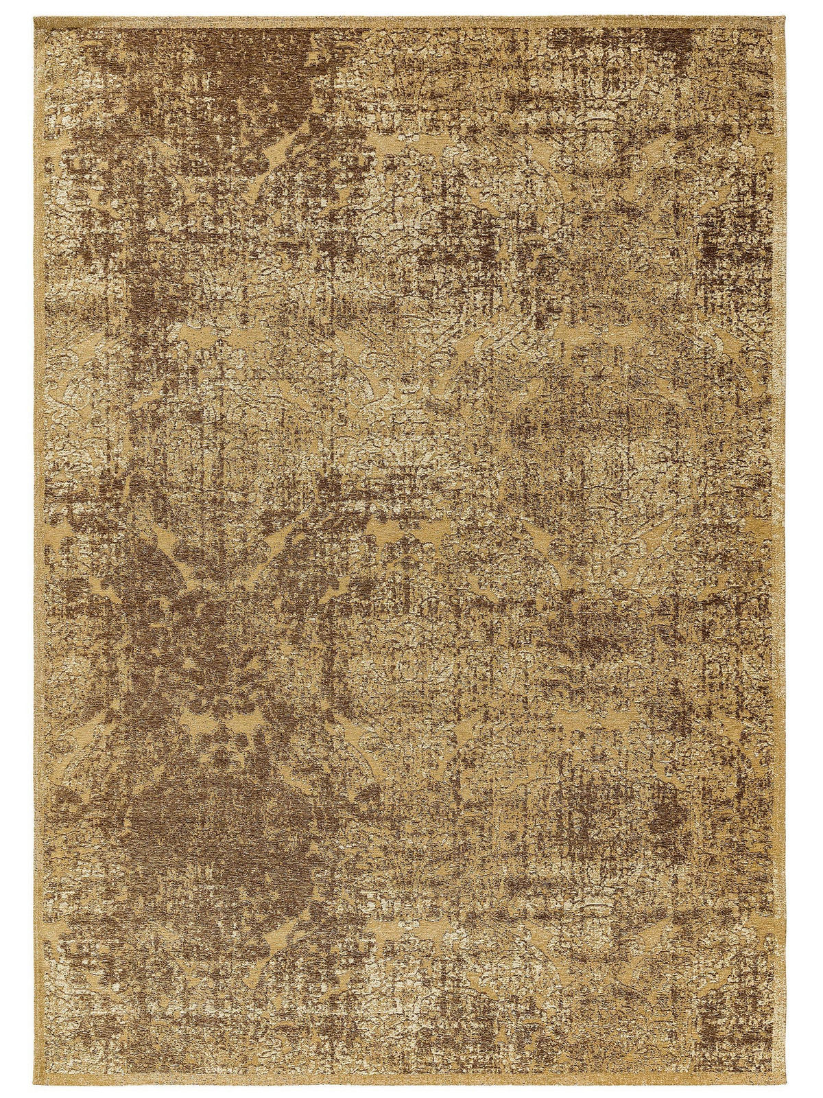 FLACHGEWEBETEPPICH Frencie Braun 80x165 cm - Braun, Textil (80/165cm) - benuta Nest