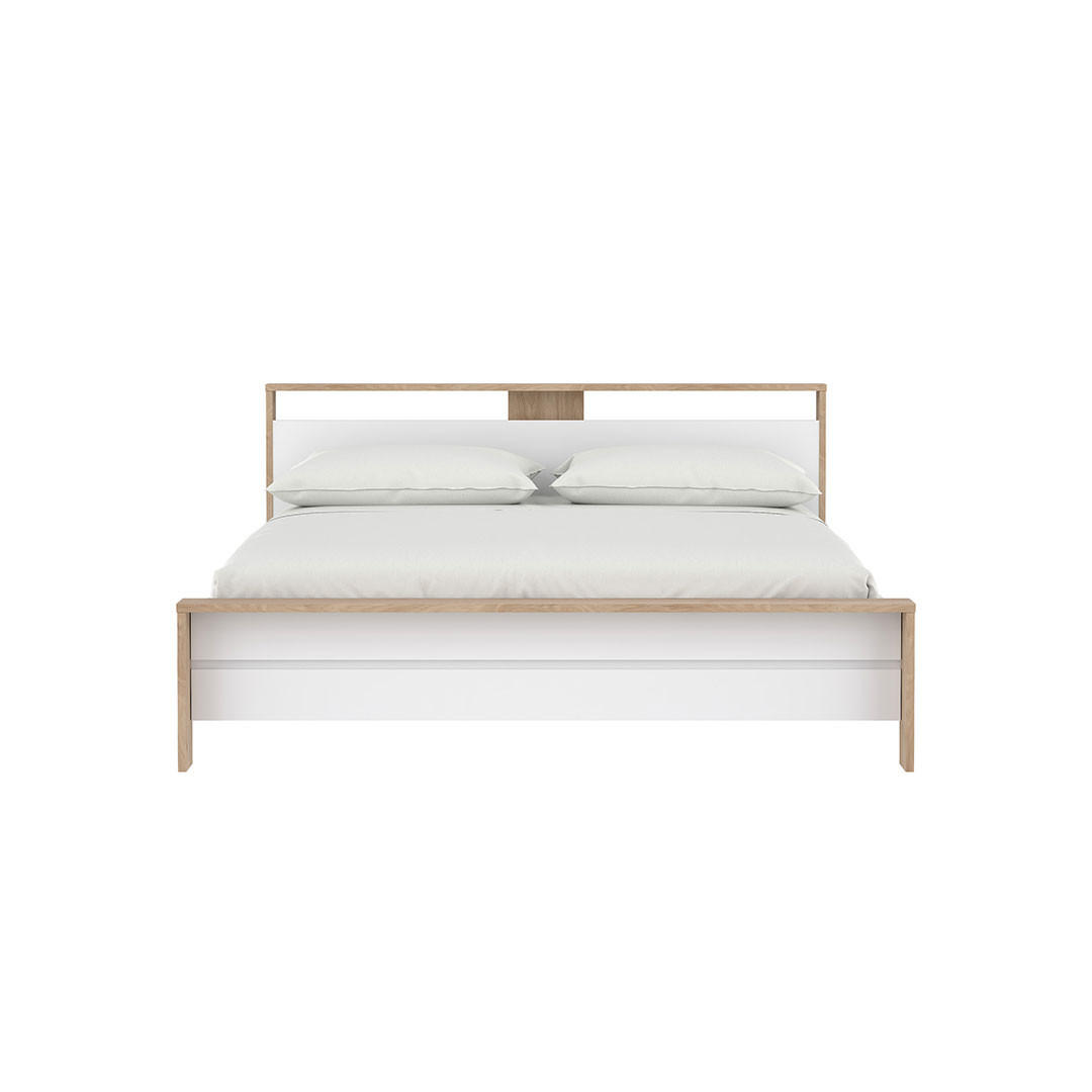 ebuy24 Bett, Weiß 180x200 cm