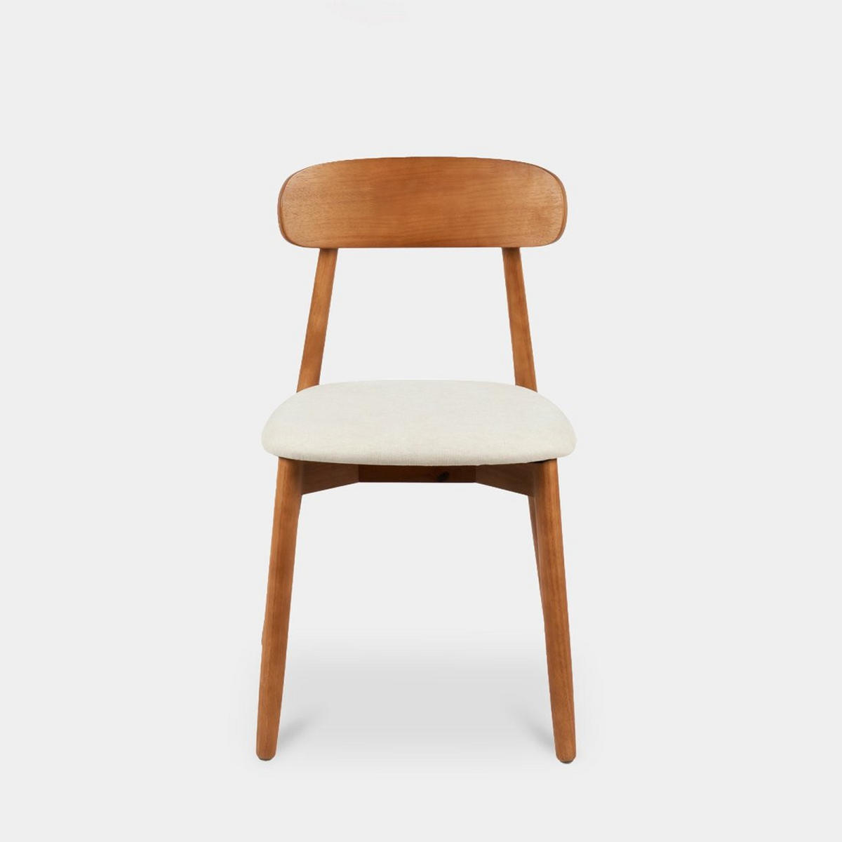 ESSZIMMERSTUHL Leyre Walnuss 46 cm x 83 cm - Walnussfarben, Textil (46/83/55cm) - Klast Home