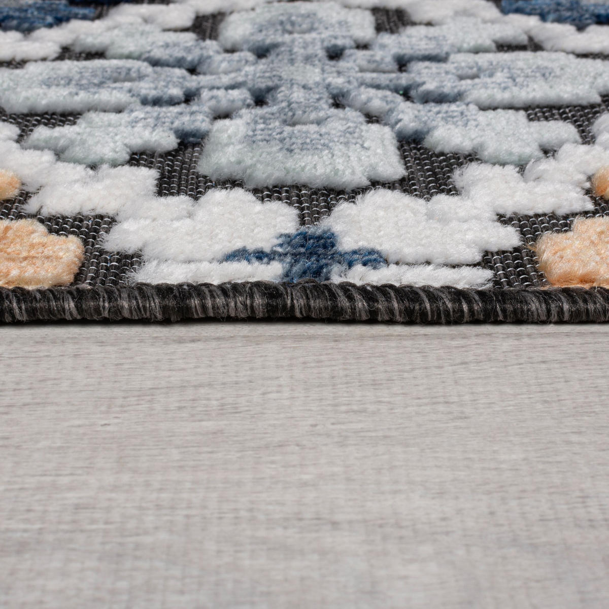 OUTDOOR-TEPPICH Medallion-Muster, UV-beständig LAGAN TODD, Multi 120x170 cm - Multicolor, Textil (120/170cm) - KADIMA DESIGN