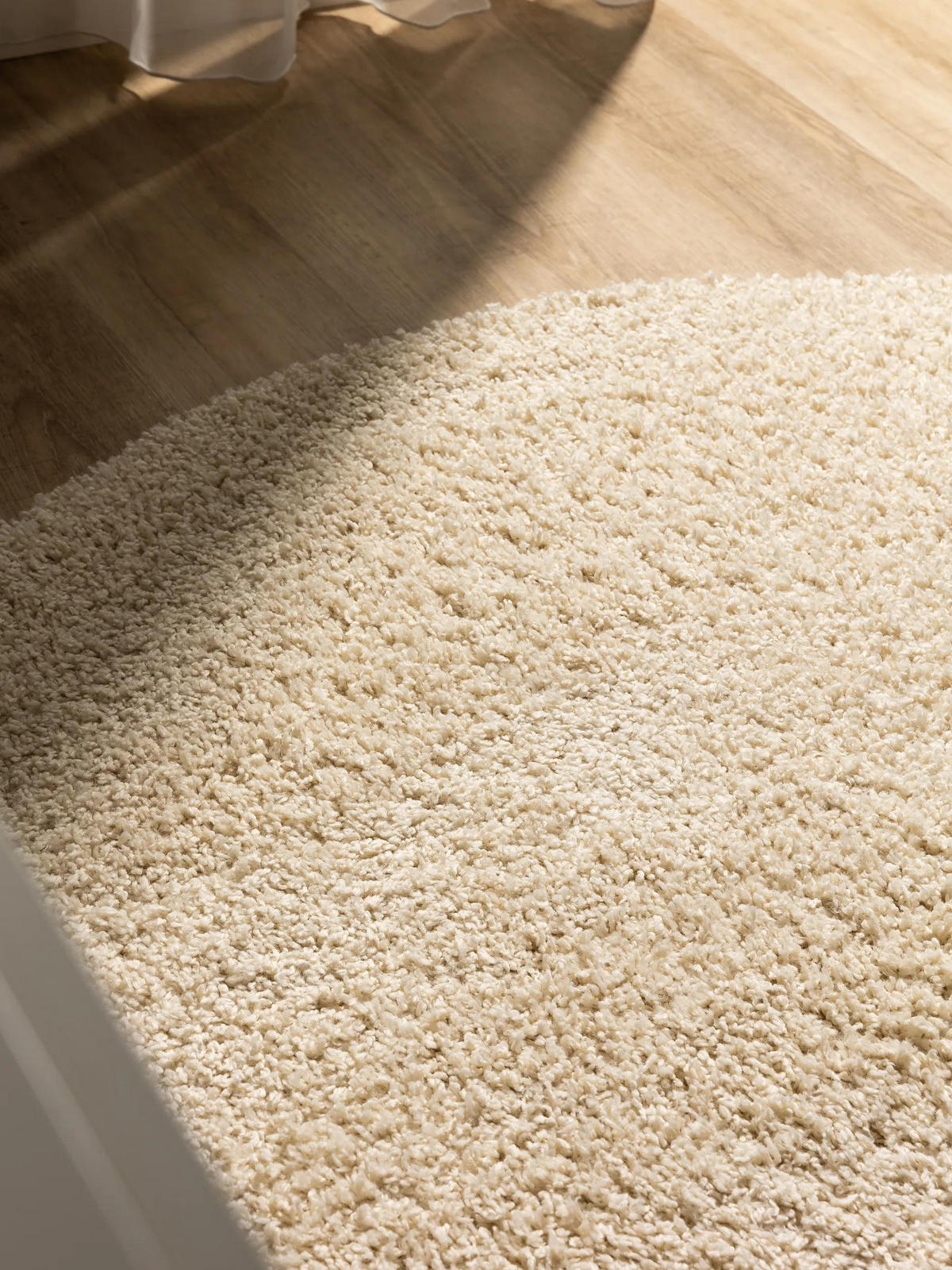 HOCHFLORTEPPICH Soho Cream ø 250 cm rund - Creme, Kunststoff (250/250cm) - benuta