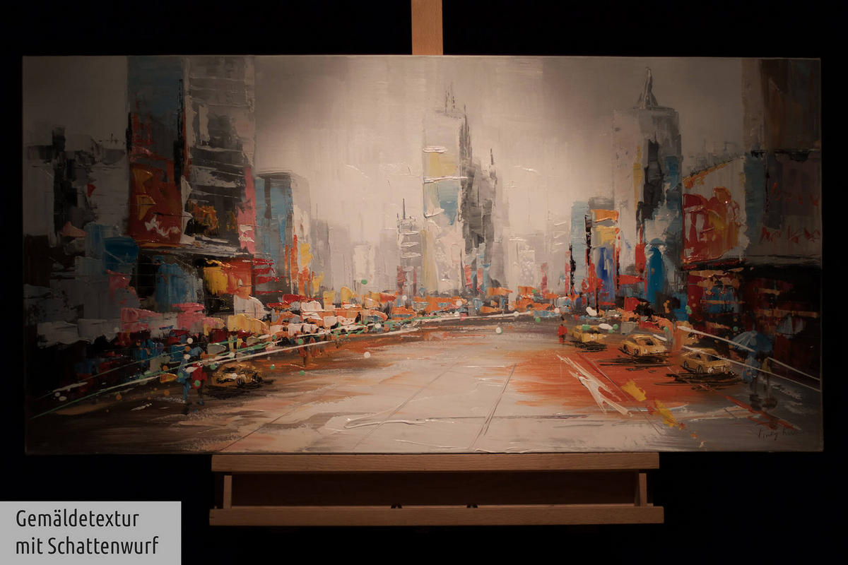 ÖLGEMÄLDE 100/50 cm - Multicolor, Holz/Textil (1.4/50cm) - KUNSTLOFT