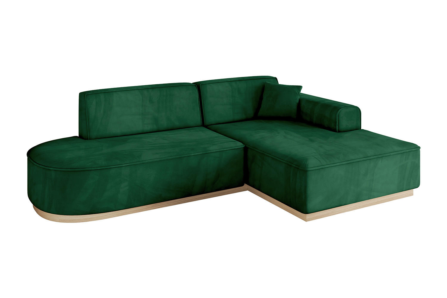 Altdecor Ecksofa Grün 234x171 cm