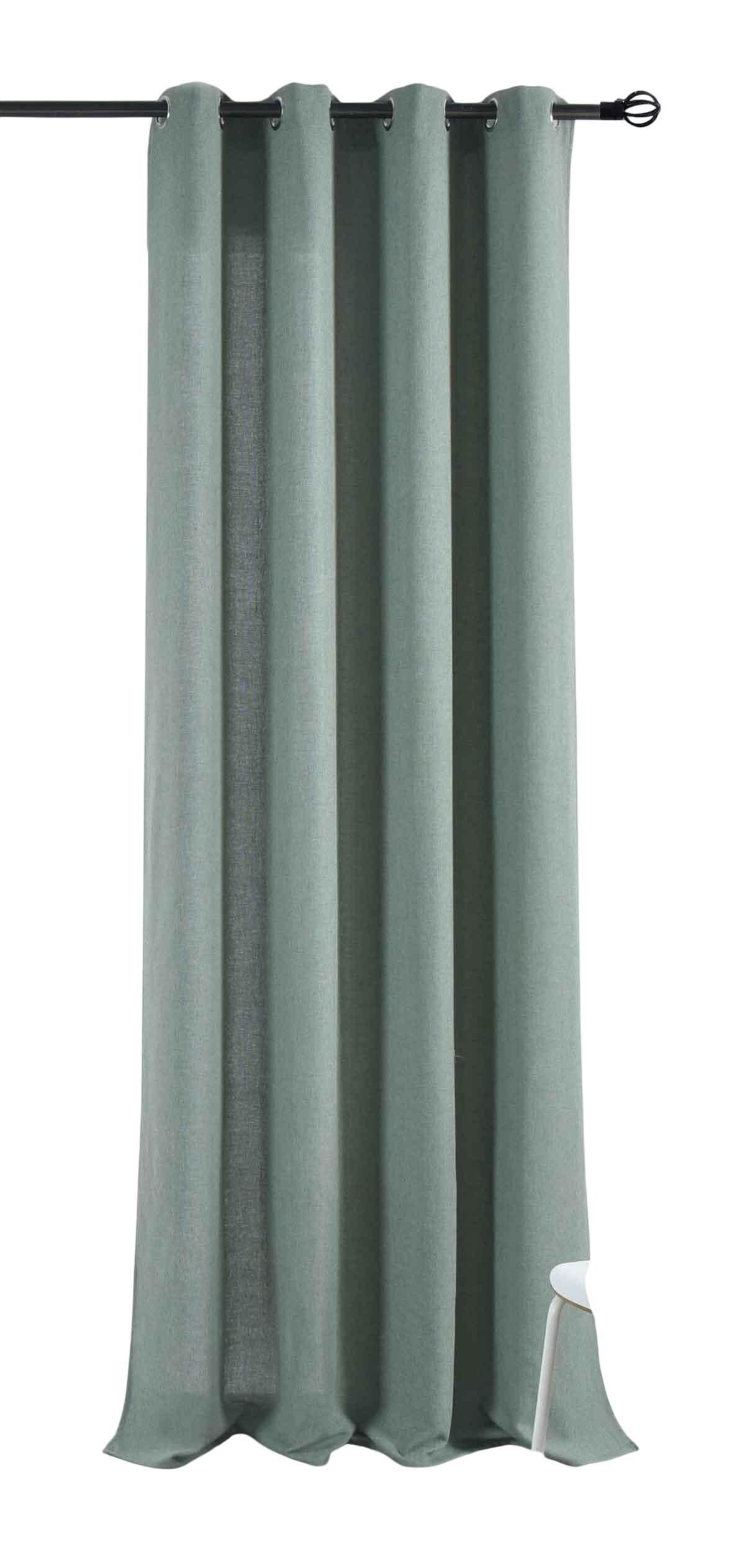 VORHANG »Essen« HxB 245x145 cm Grün - Grün, Textil (145/245cm) - Gardinenbox