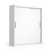 SCHWEBETÜRENSCHRANK VIVA 180/215,5/59cm 2-türig Weiß - Weiß, Holzwerkstoff (180/215.5/59cm) - MASSENO