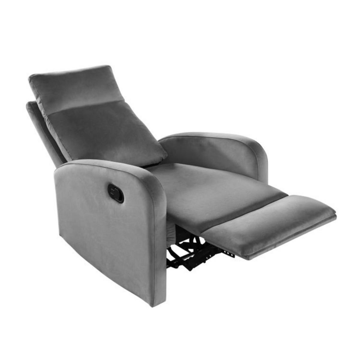 RELAXSESSEL ZYGGI II, elektrischer Polstersessel - Grau, Textil (67/103/74cm) - Lookway