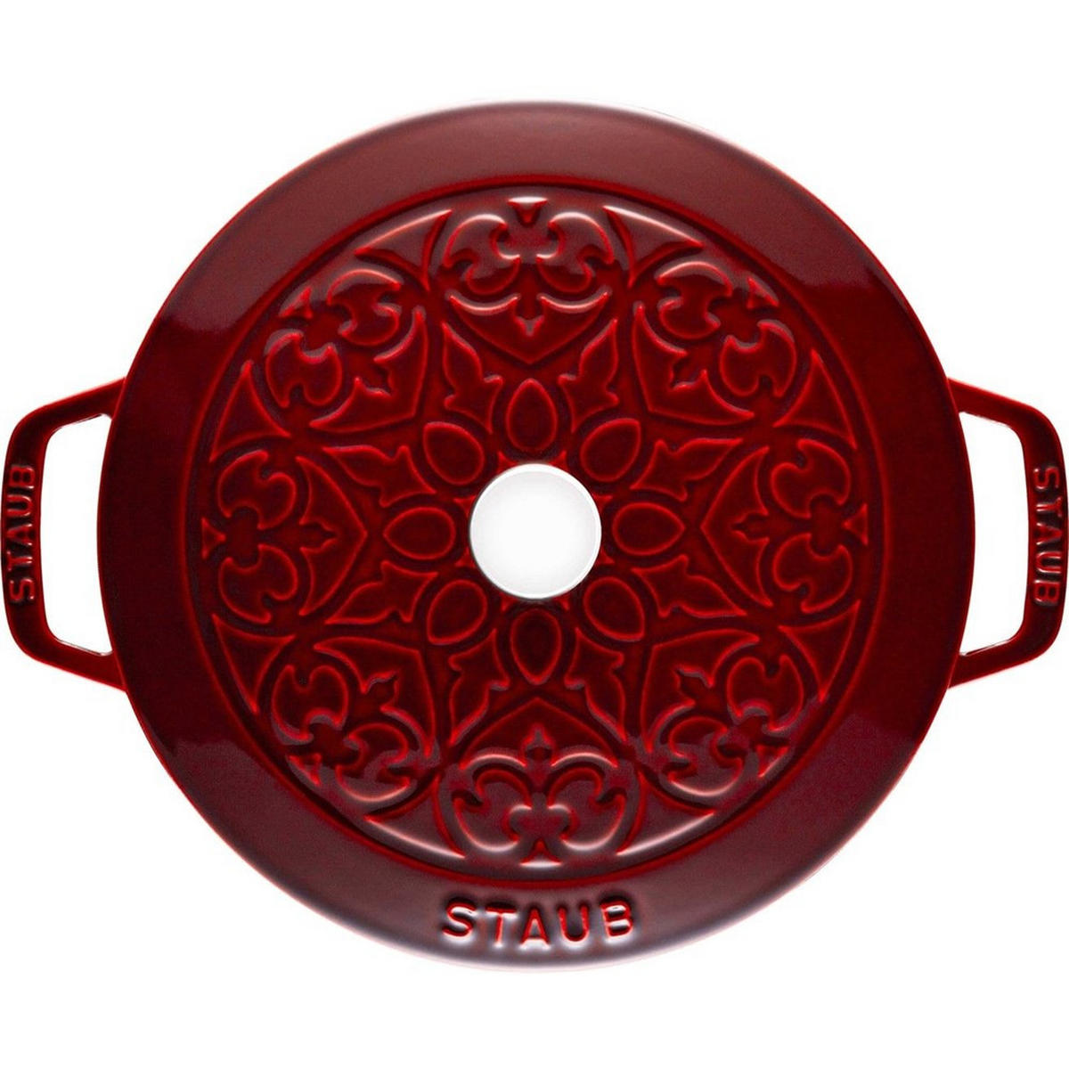 TOPF Burgunderrot 33.1/26.7/16.7 cm 405022950 - Bordeaux, Metall (26cm) - Staub