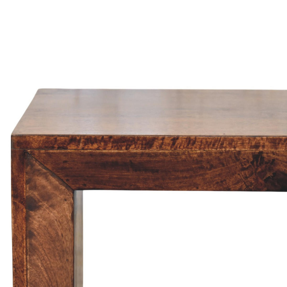 BEISTELLTISCH Solis Offen Kalifornisch Nussbaum, Offenes Regal, Dunkelbraun - Dunkelbraun, Holz (35/45/45cm) - Artisan Furniture