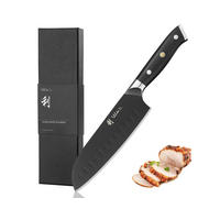 SANTOKUMESSER 18 cm - Schwarz, Metall (31cm) - Wakoli