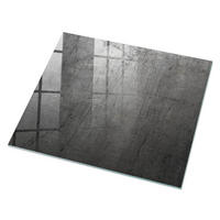 GLASPLATTE 80x60 cm – Industrielle Textur - Schwarz, Glas (0.4/80/60cm) - ArtPrintCave