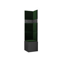 MOBILIER PENTRU HOL Orion XXI - verde/grafit, material plastic/compozit lemnos (42/186/46cm) - MIRJAN24