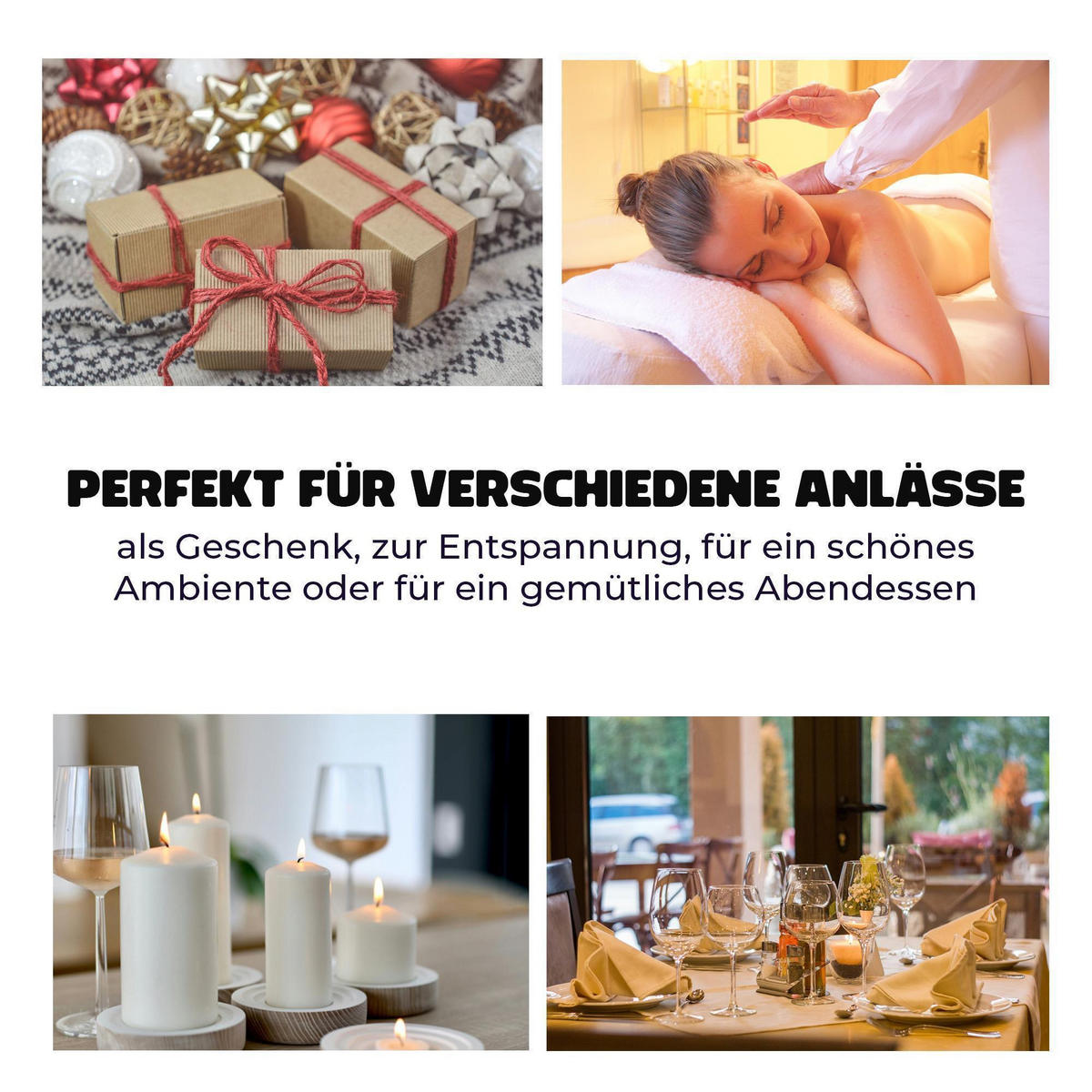 STUMPENKERZE Dunkelrot Ø7x16cm - Dunkelrot, Naturmaterialien (7/16cm) - HS Candle