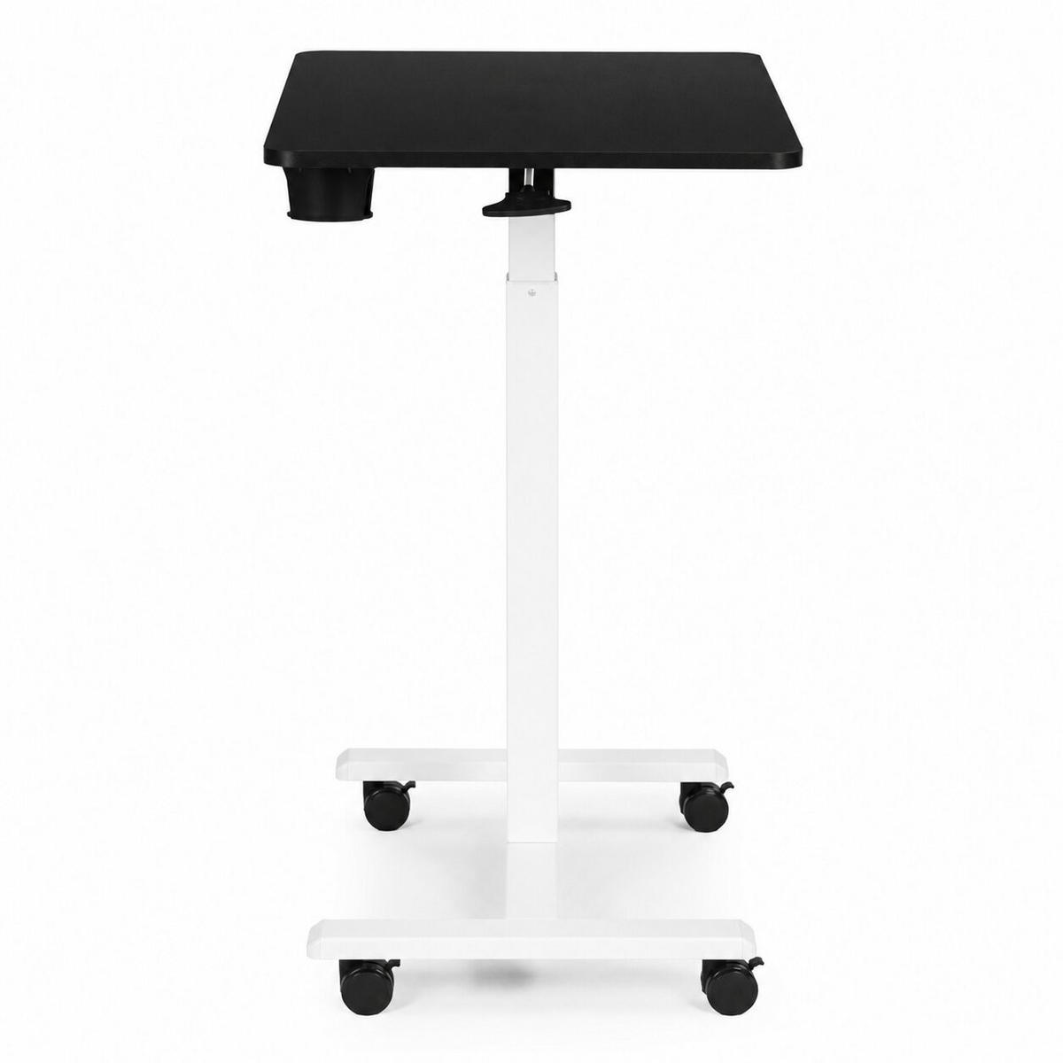 SCHREIBTISCH MILO Schwarz - Weiß - Schwarz/Weiß, Holzwerkstoff (48/71/71.5cm) - Mat-Haus