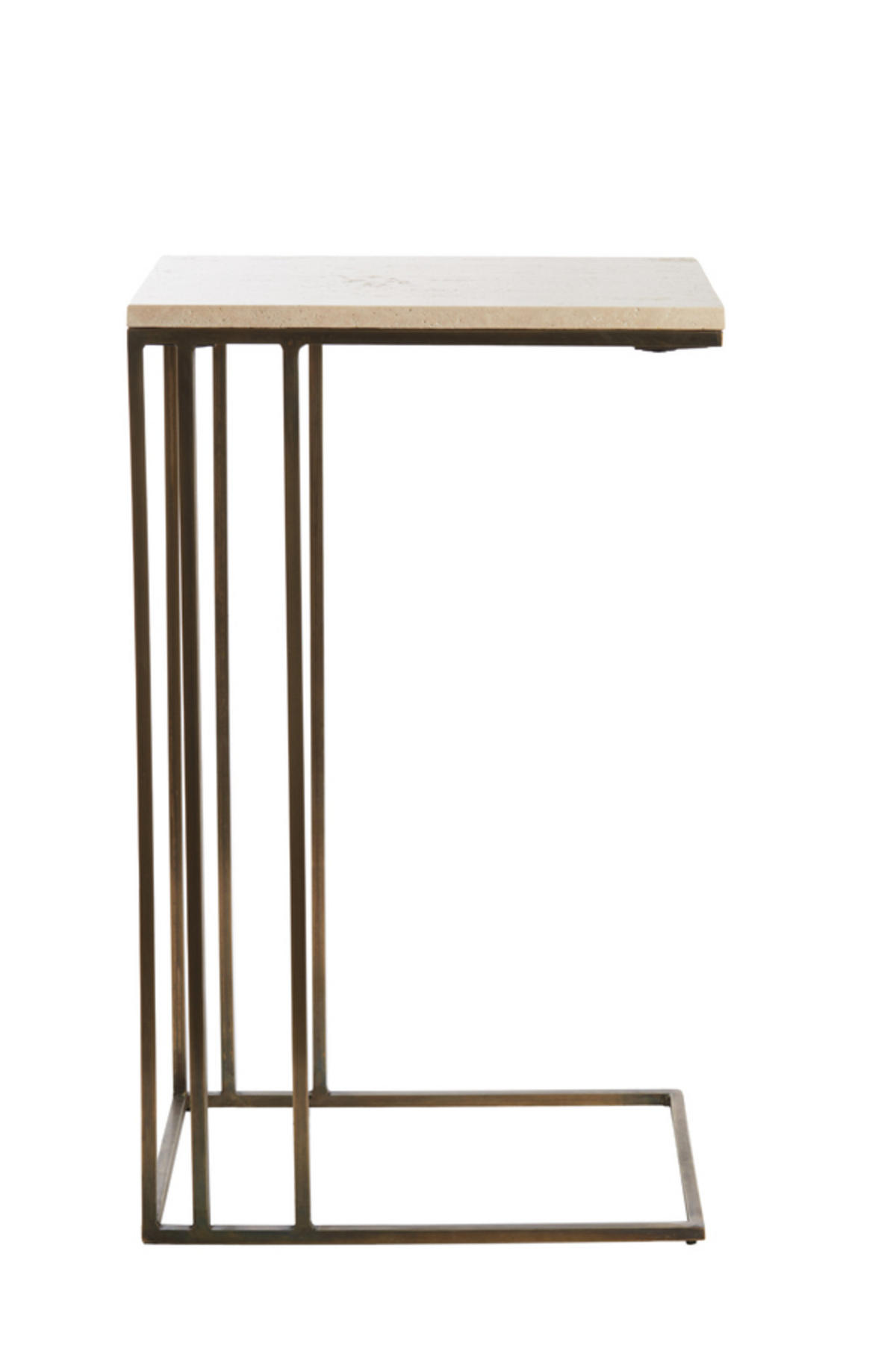 BEISTELLTISCH Roshan Braun 41/31/66 cm - Bronzefarben, Metall (41/31/66cm) - Light & Living
