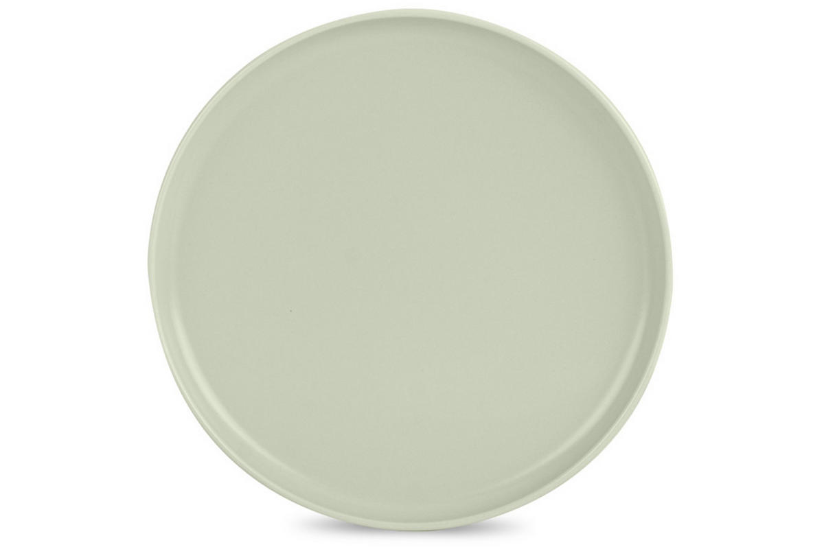 TAFELSERVICE VICTO 6 Personen 18-tlg matt beige/grün/grau - Beige, Keramik (27/2/27cm) - KONSIMO®