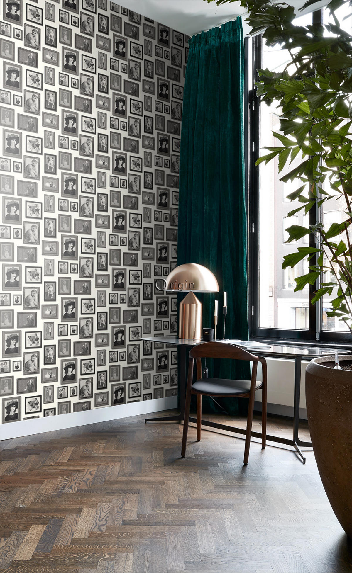 TAPETE Gemälde 53 cm x 10.05 m - Weiß, Papier (53/1000cm) - Origin Wallcoverings