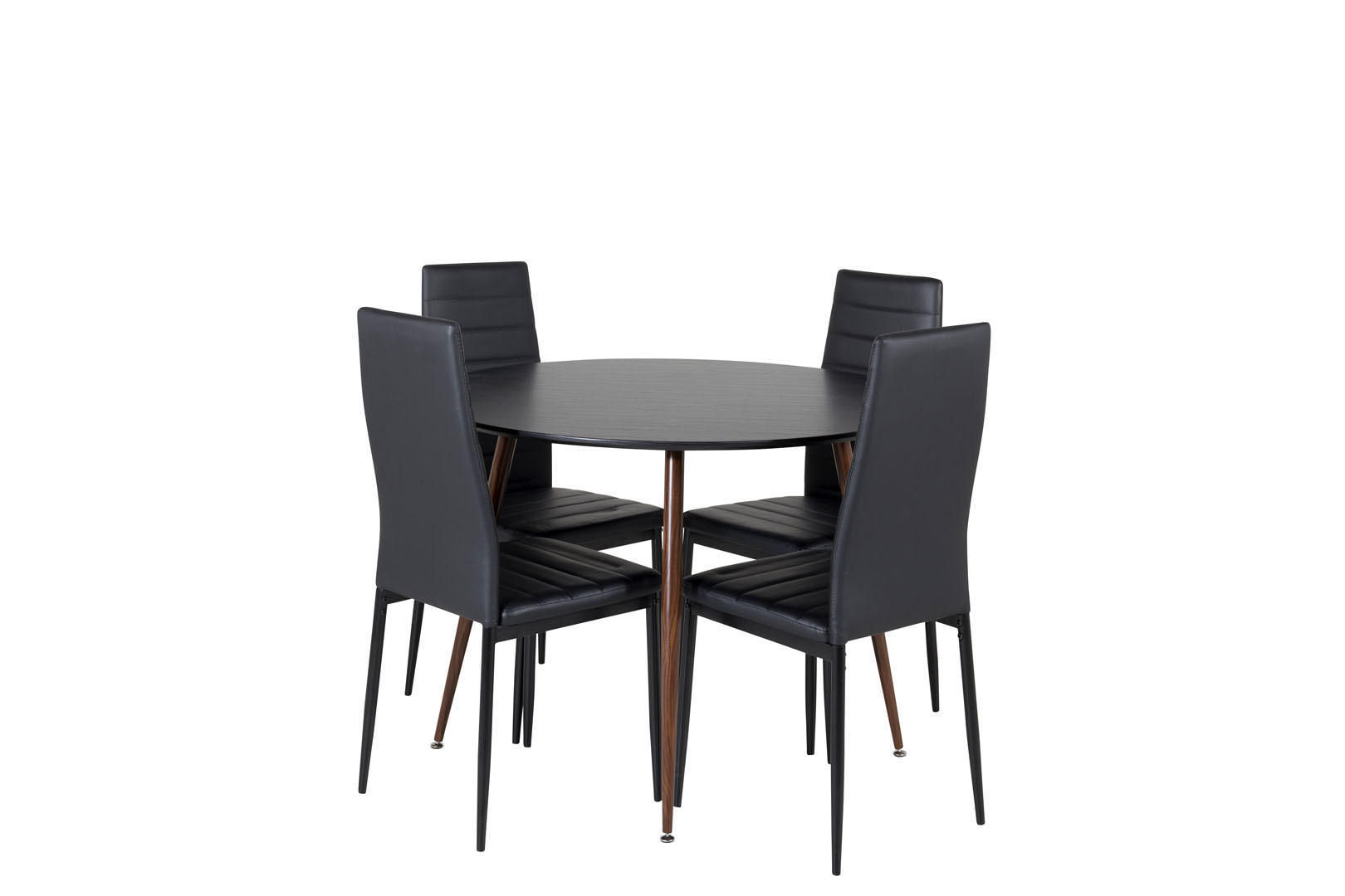 TISCHGRUPPE Schwarz - Schwarz, Holzwerkstoff (100/75/100cm) - ebuy24