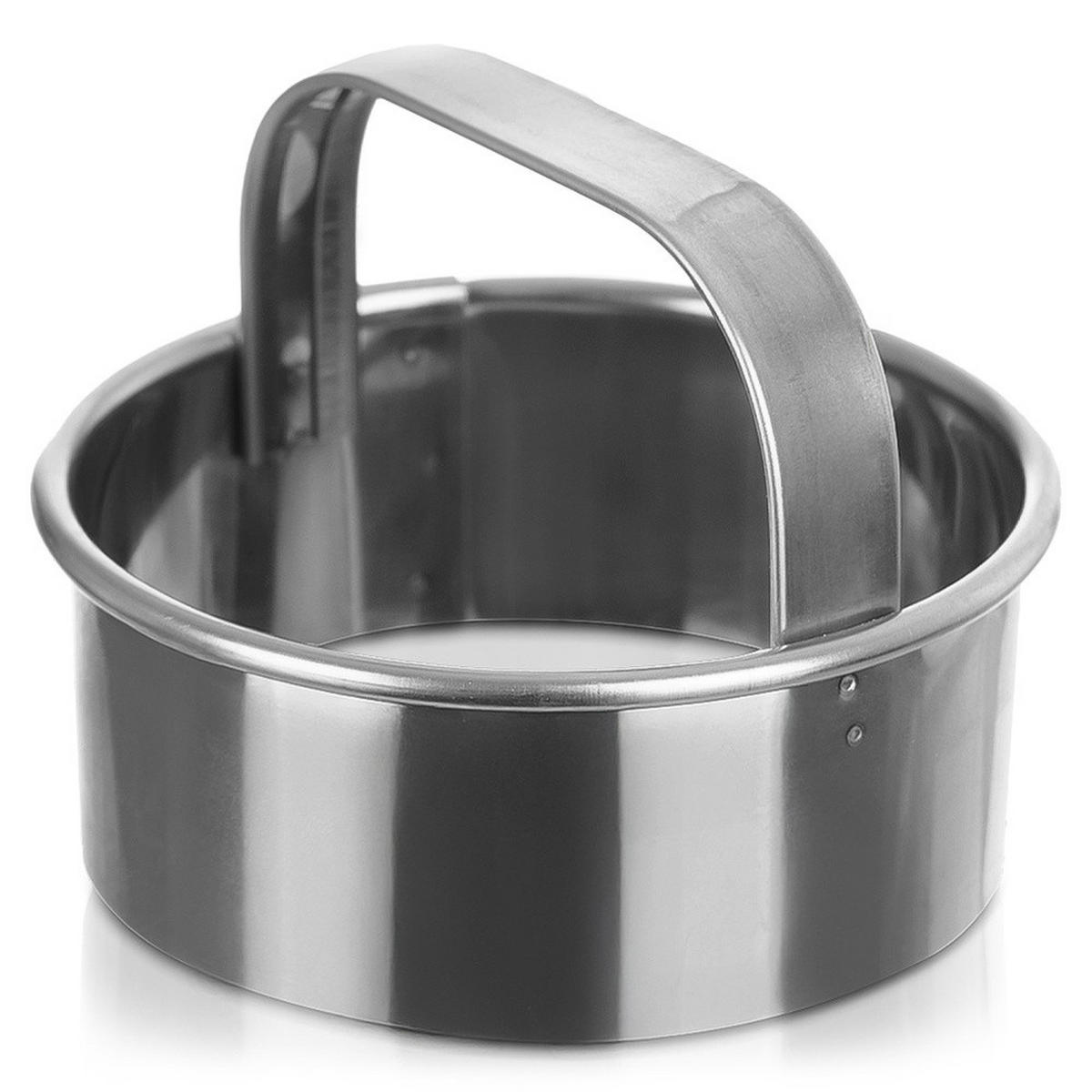 AUSSTECHFORM Donuts & Gebäck 6 cm Silber - Silberfarben, Metall (6/4.7/6cm) - Orion 