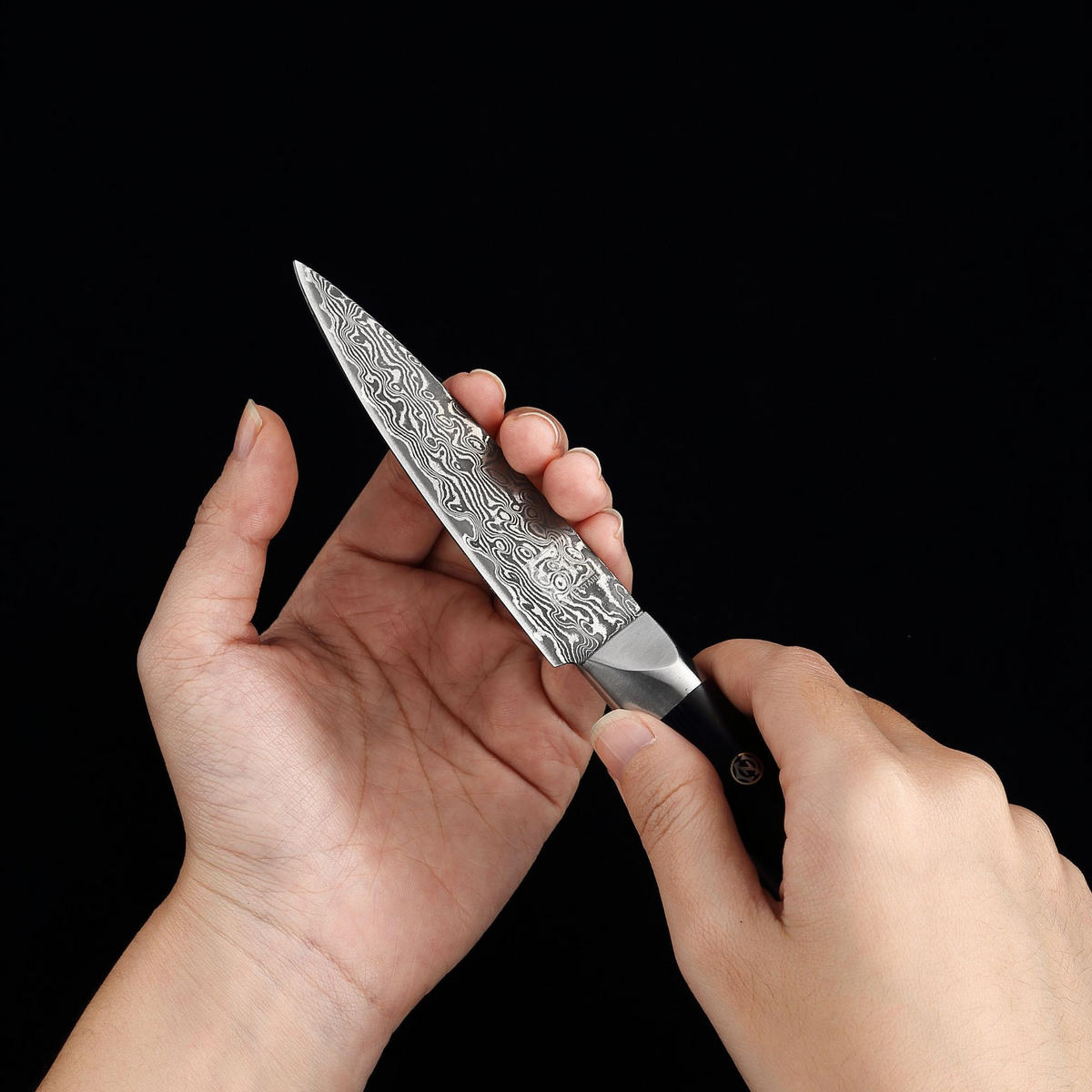 OFFICEMESSER 9 cm - Schwarz, Holz/Metall (20cm) - Zayiko