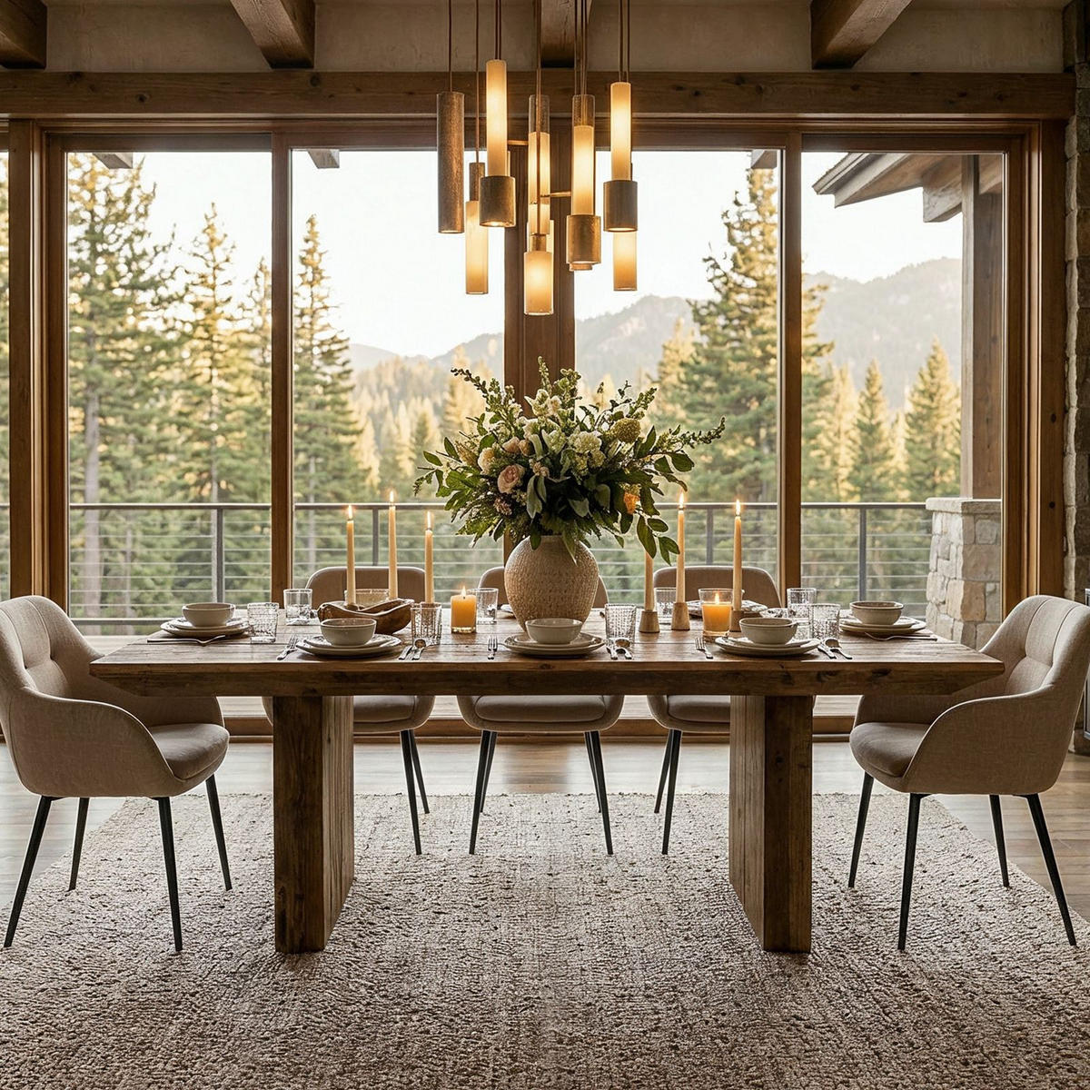 ESSTISCH SEDA natur - Naturfarben, Holz (100/240/76cm) - IDIMEX