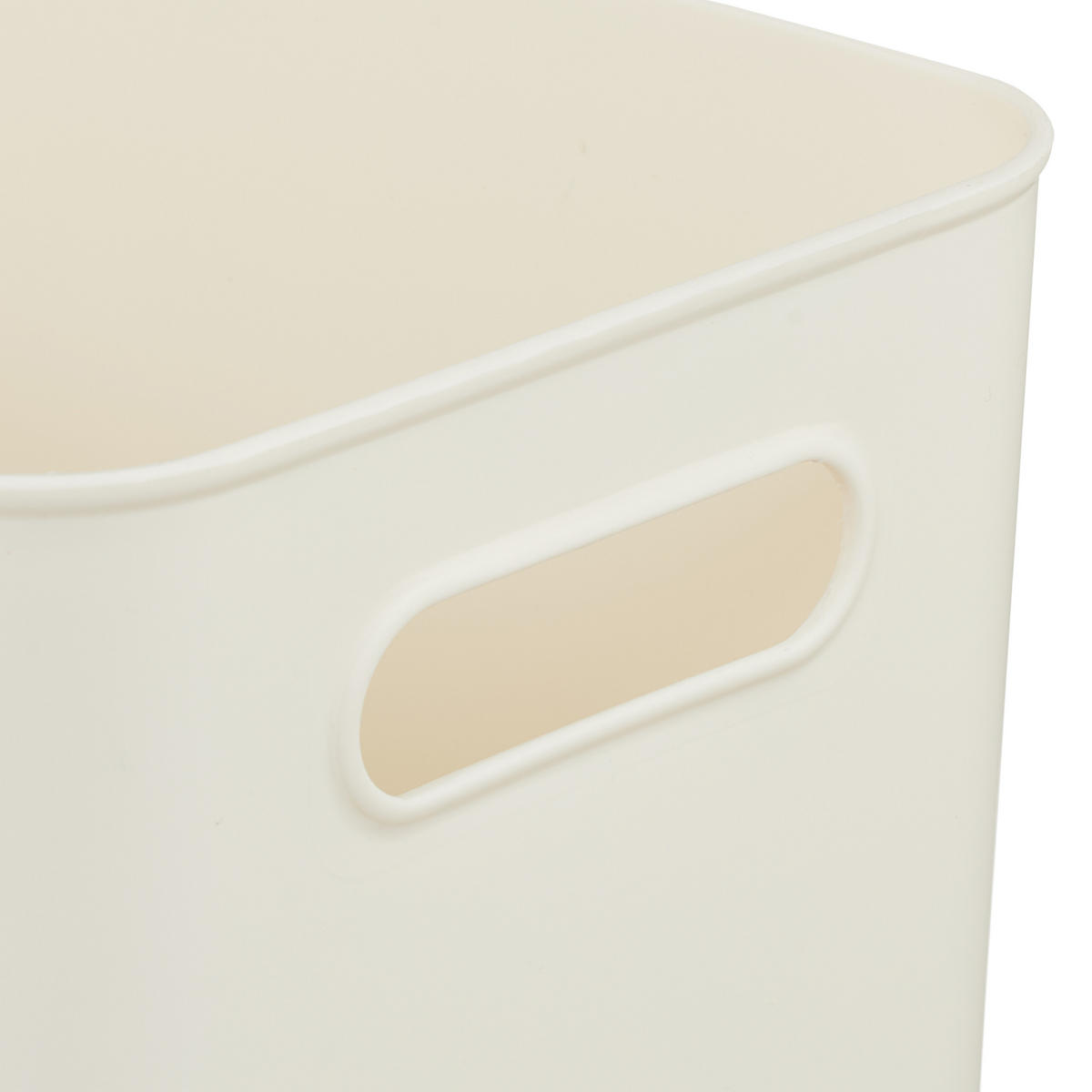 AUFBEWAHRUNGSBOX - Weiß, Holz/Kunststoff (17.5/26/16cm) - Relaxdays