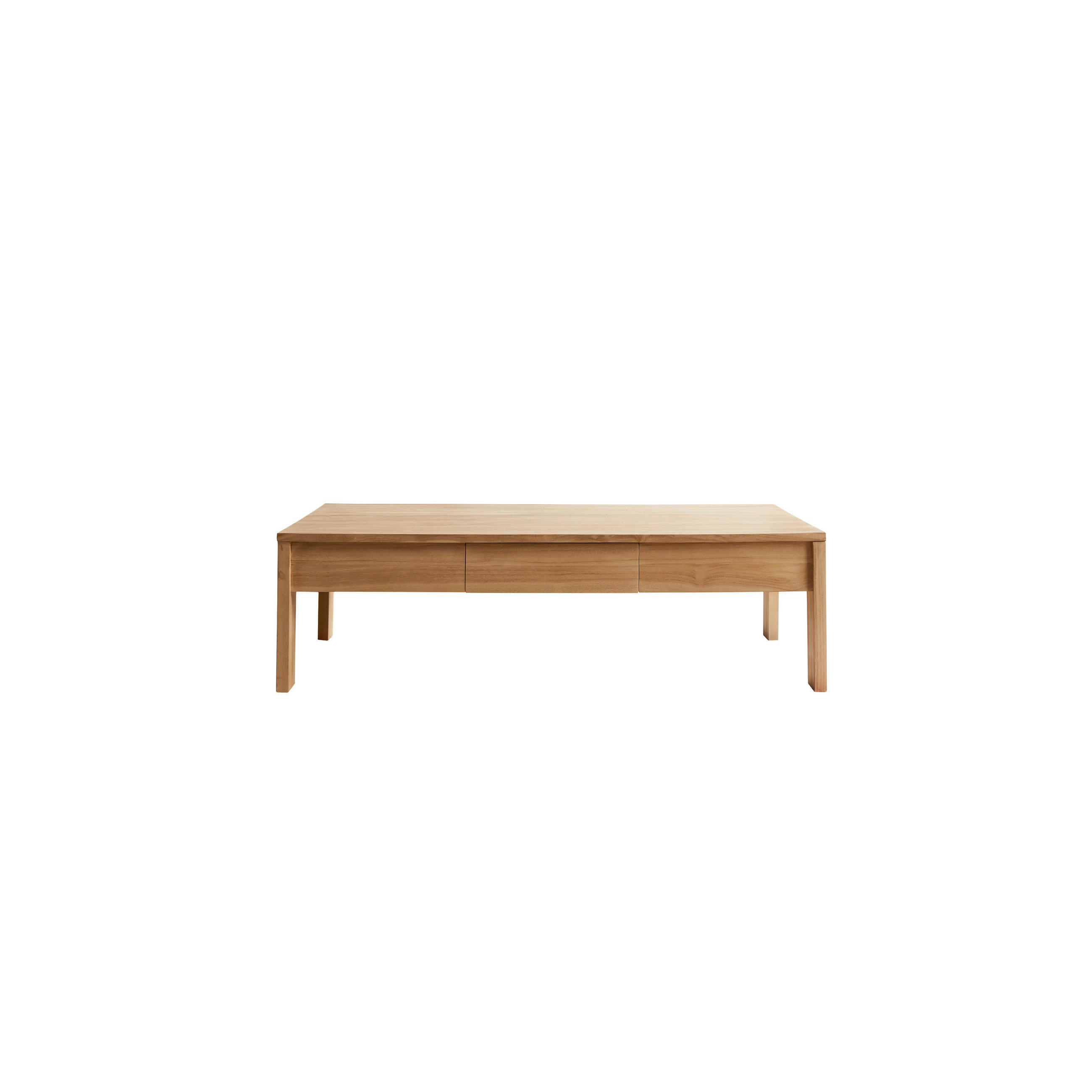 COUCHTISCH Eden Natur aus Teak - Naturfarben, Holz (80/120/35cm) - Tikamoon