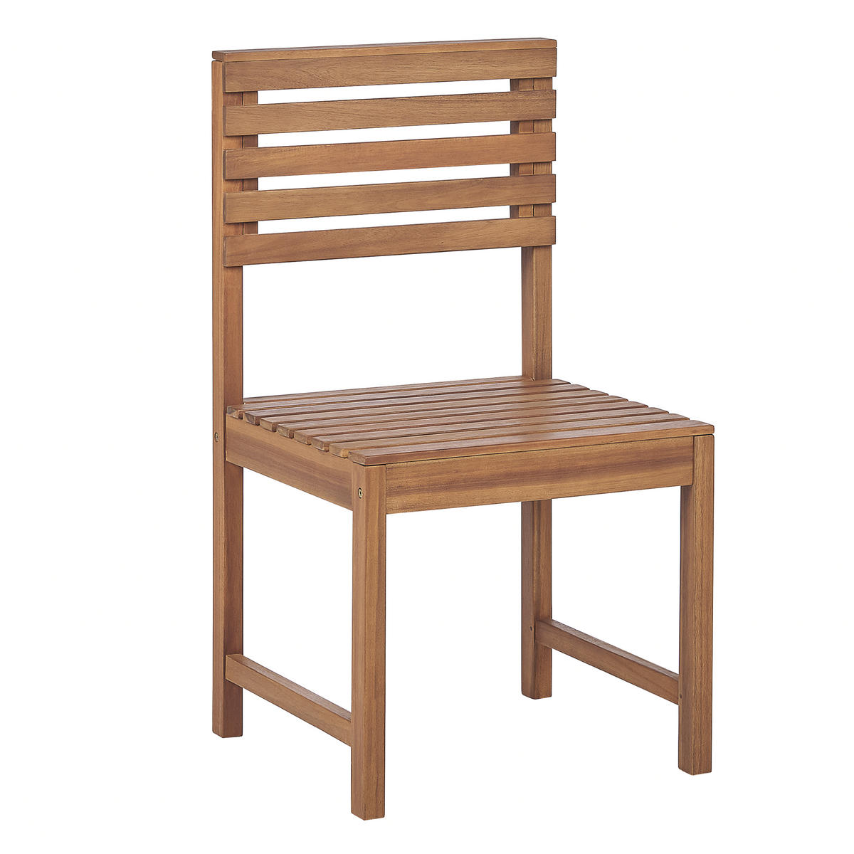 MITTELSTÜCK für Sitzgruppe Treia Akazienholz hellbraun - Hellbraun, Holz (50/92/50cm) - Beliani