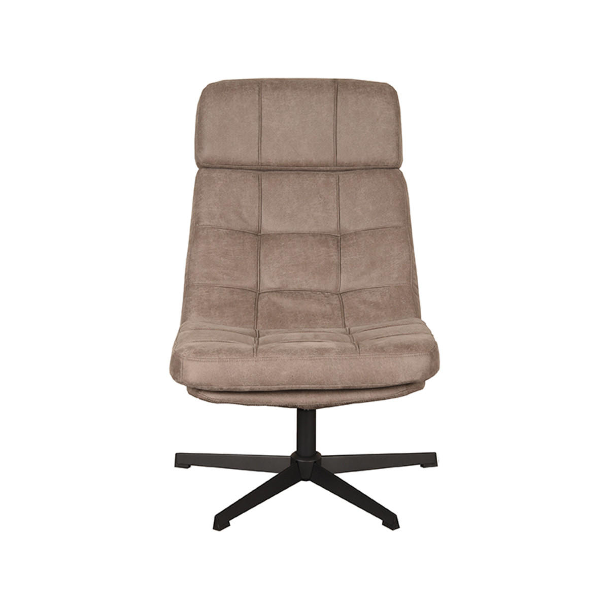 SESSEL Alvar Taupe 57/53/83 cm - Taupe, Textil (53/83/57cm) - LABEL51