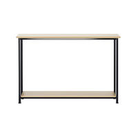 KONSOLE Doora in Eiche Rechteckig 106 x 35 cm - Braun, Holzwerkstoff (106/35/81cm) - Concept Usine