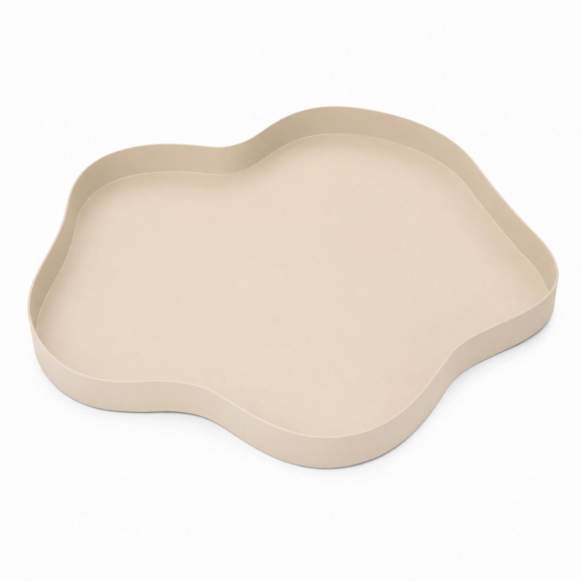 TABLETT Serva - Beige, Metall (40/3/40cm) - LOFT42