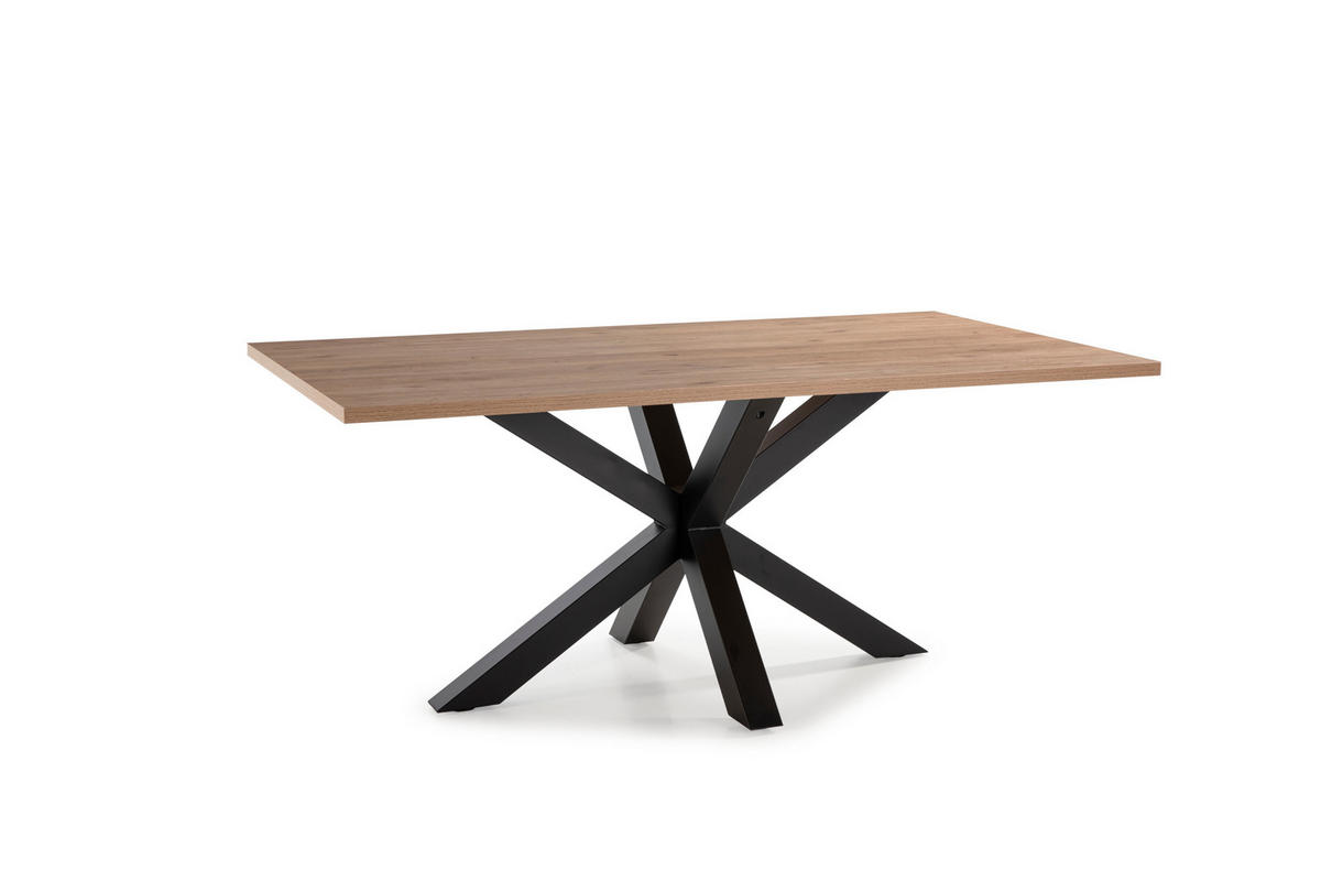 ESSTISCH Comba Braun 180/100/76 cm - Braun, Keramik (180/100/76cm)